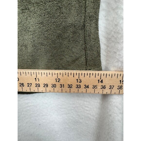 Nike Velour high rise Wide Leg Trousers in Olive Y2K 90s sz 2XL - Picture 9 of 14